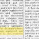 Excerpt of an article in the April 2, 1892 edition of the Oshkosh Northwestern in Wisconsin (Newspapers.com)